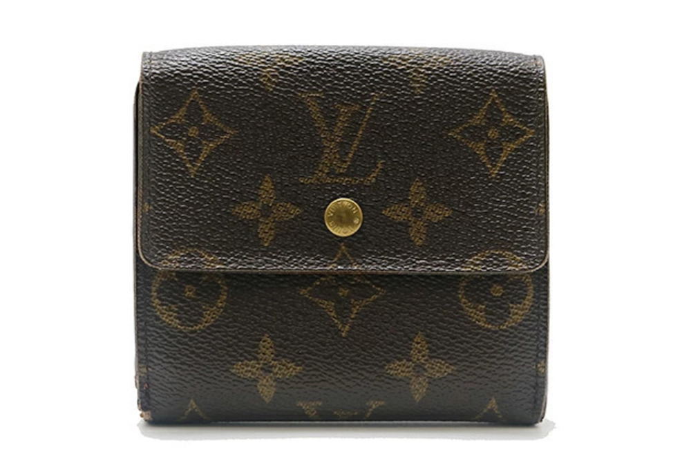LOUIS VUITTON Portemonnaie Billet Carte Credit Monogram edges